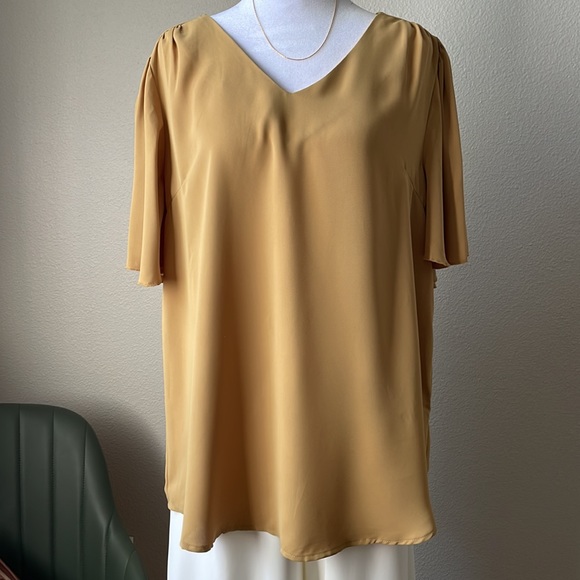 Mustard Office Approved Blouse - Picture 3 of 12